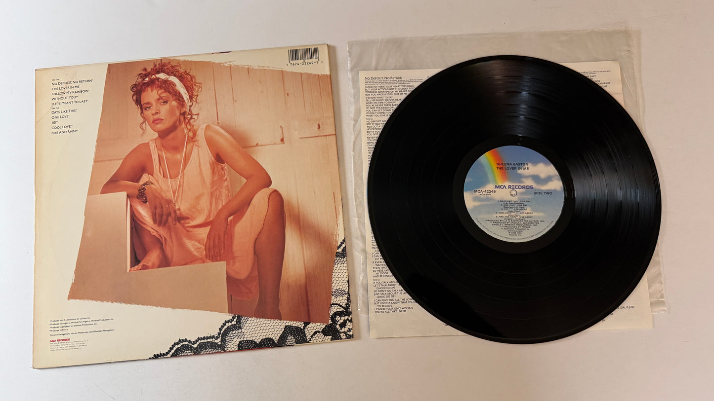 Sheena Easton The Lover In Me Used Vinyl LP VG+\VG