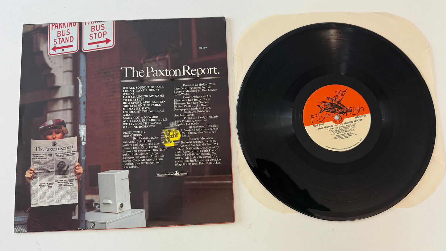 Tom Paxton The Paxton Report Used Vinyl LP VG+\VG