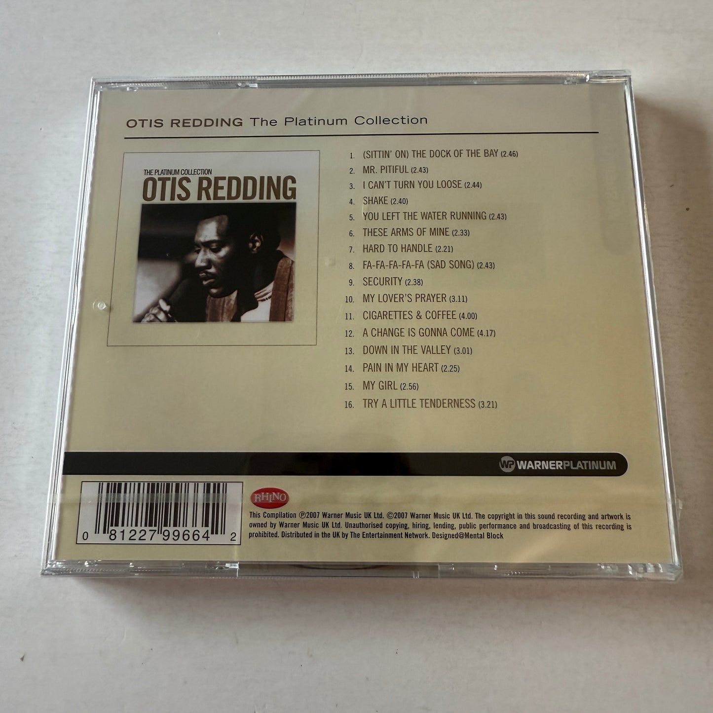 Otis Redding The Platinum Collection New Sealed CD M\M