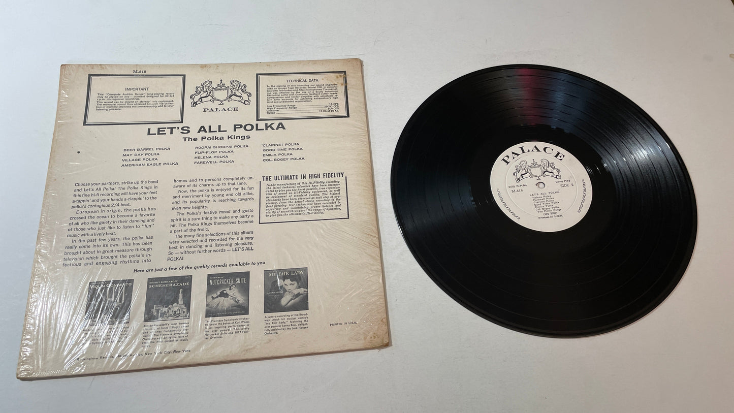 The Polkateers Peppy Dance Polkas Used Vinyl LP VG\VG+ Black