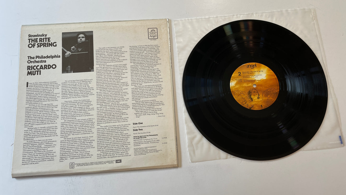 Igor Stravinsky The Rite Of Spring Used Vinyl LP VG+\VG