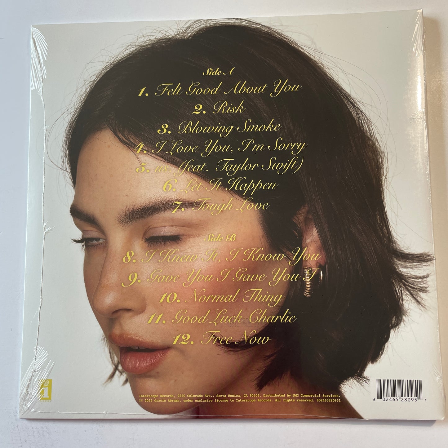 Gracie Abrams The Secret Of Us New Colored Vinyl LP M\M