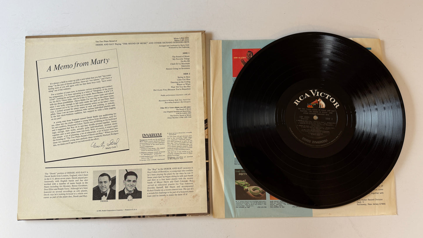 Derek And Ray The Sound Of Music, And Other Richard Rodgers Hits Used Vinyl LP VG+\VG+