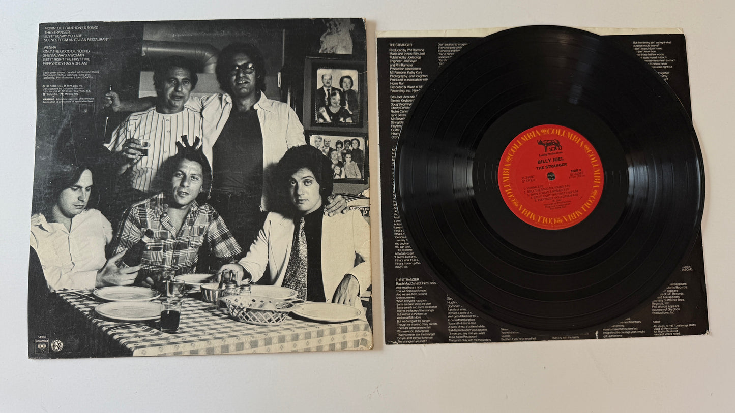 Billy Joel The Stranger Used Vinyl LP VG+\VG