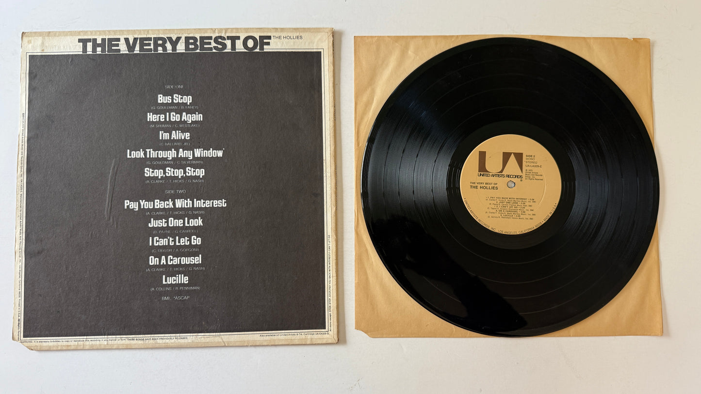 The Hollies The Very Best Of The Hollies Used Vinyl LP VG+\VG