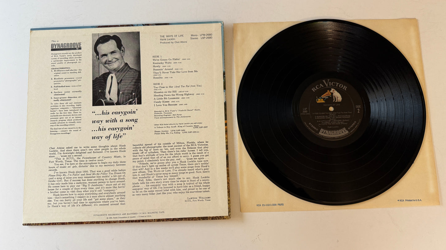 Hank Locklin The Ways Of Life Used Vinyl LP VG+\VG+
