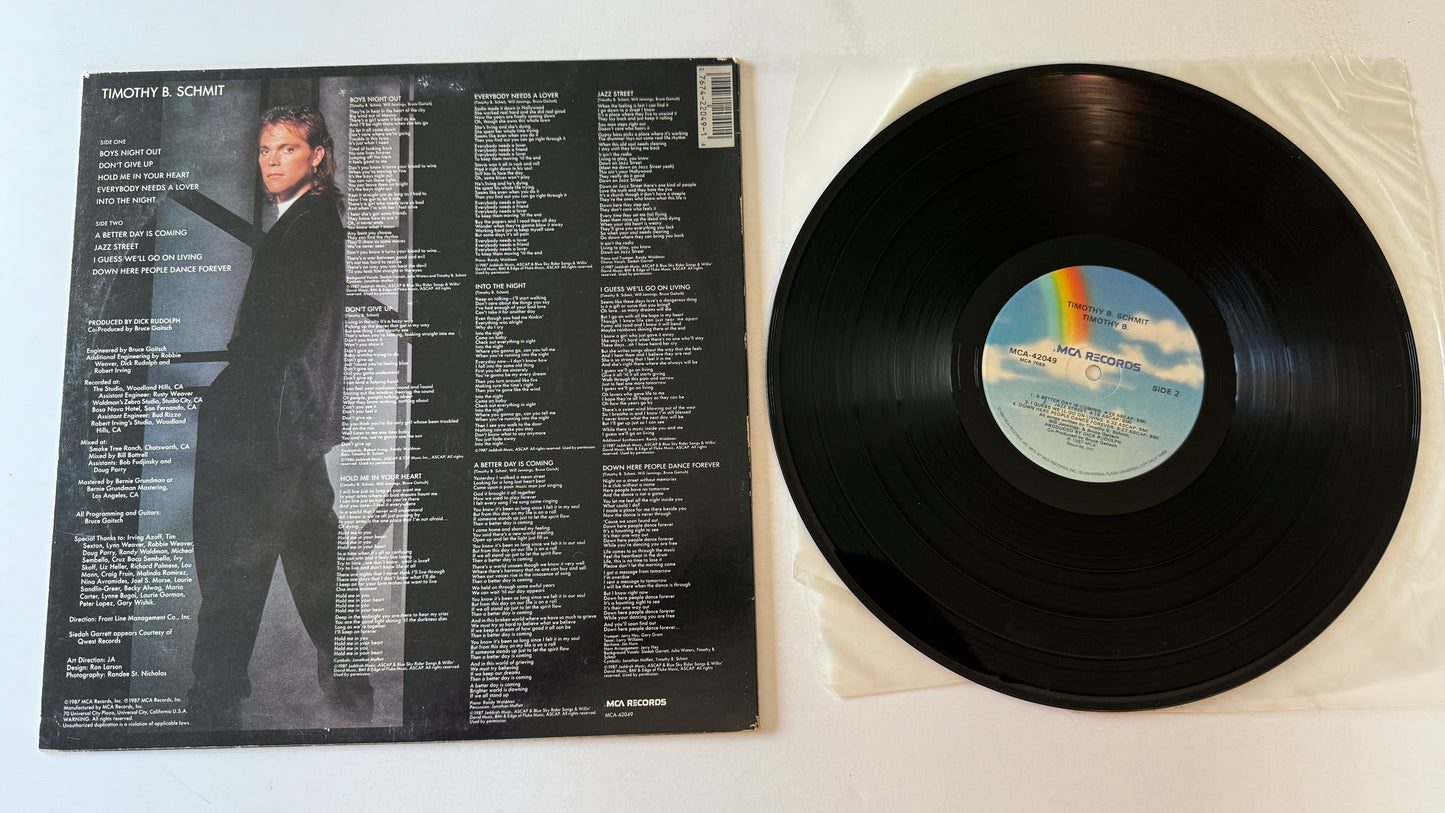 Timothy B. Schmit Timothy B. Used Vinyl LP VG+\VG