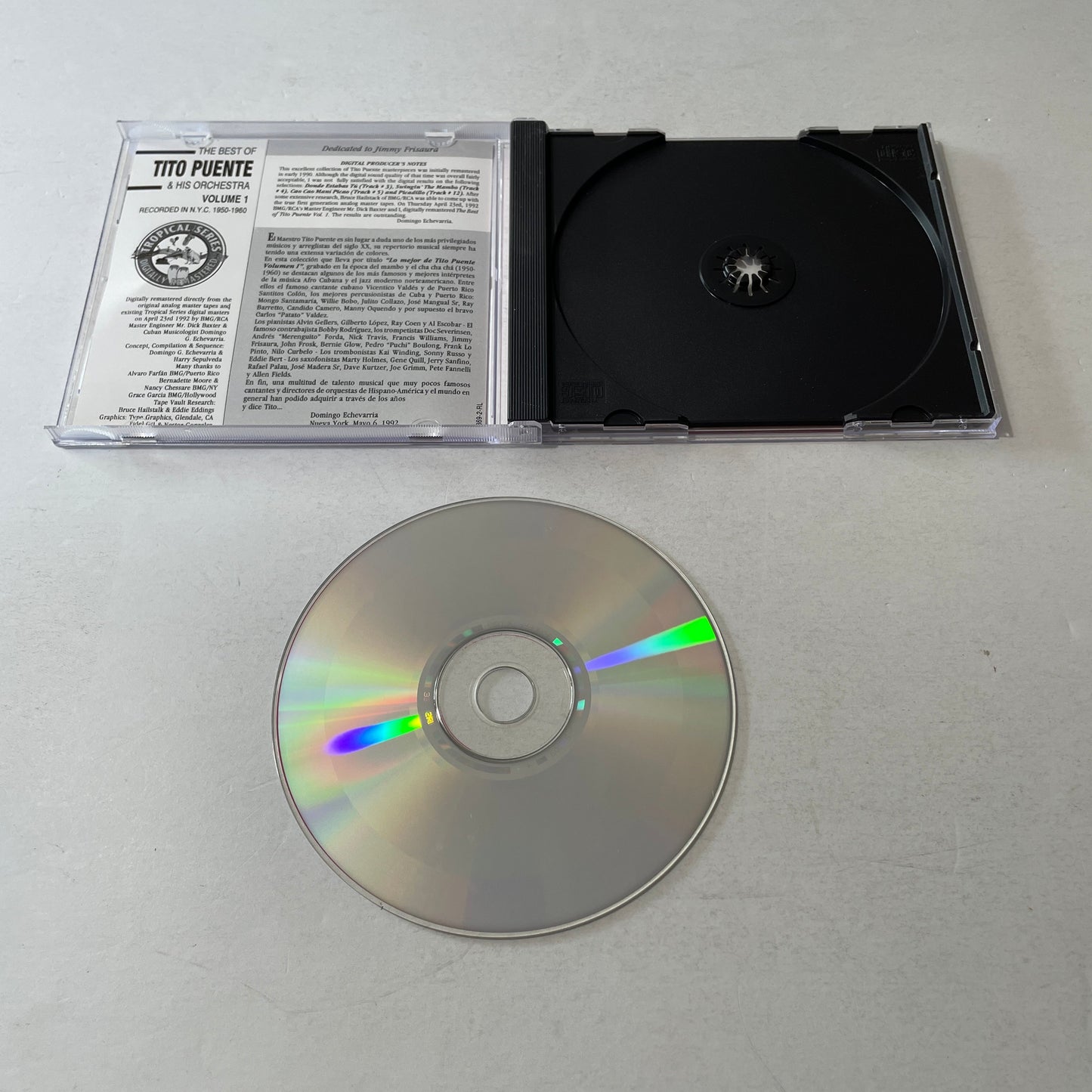 Tito Puente And His Orchestra The Best Of Tito Puente & His Orchestra Vol. 1 Used CD VG+\VG+ Silver