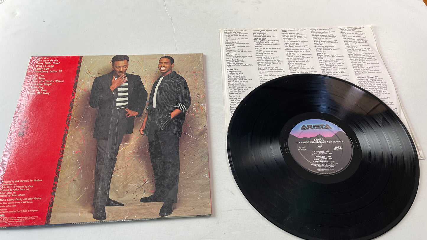 Kiara To Change And / Or Make A Difference Used Vinyl LP VG+\VG+