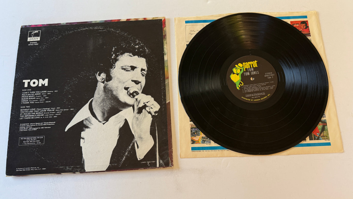 Tom Jones Tom Used Vinyl LP VG+\VG