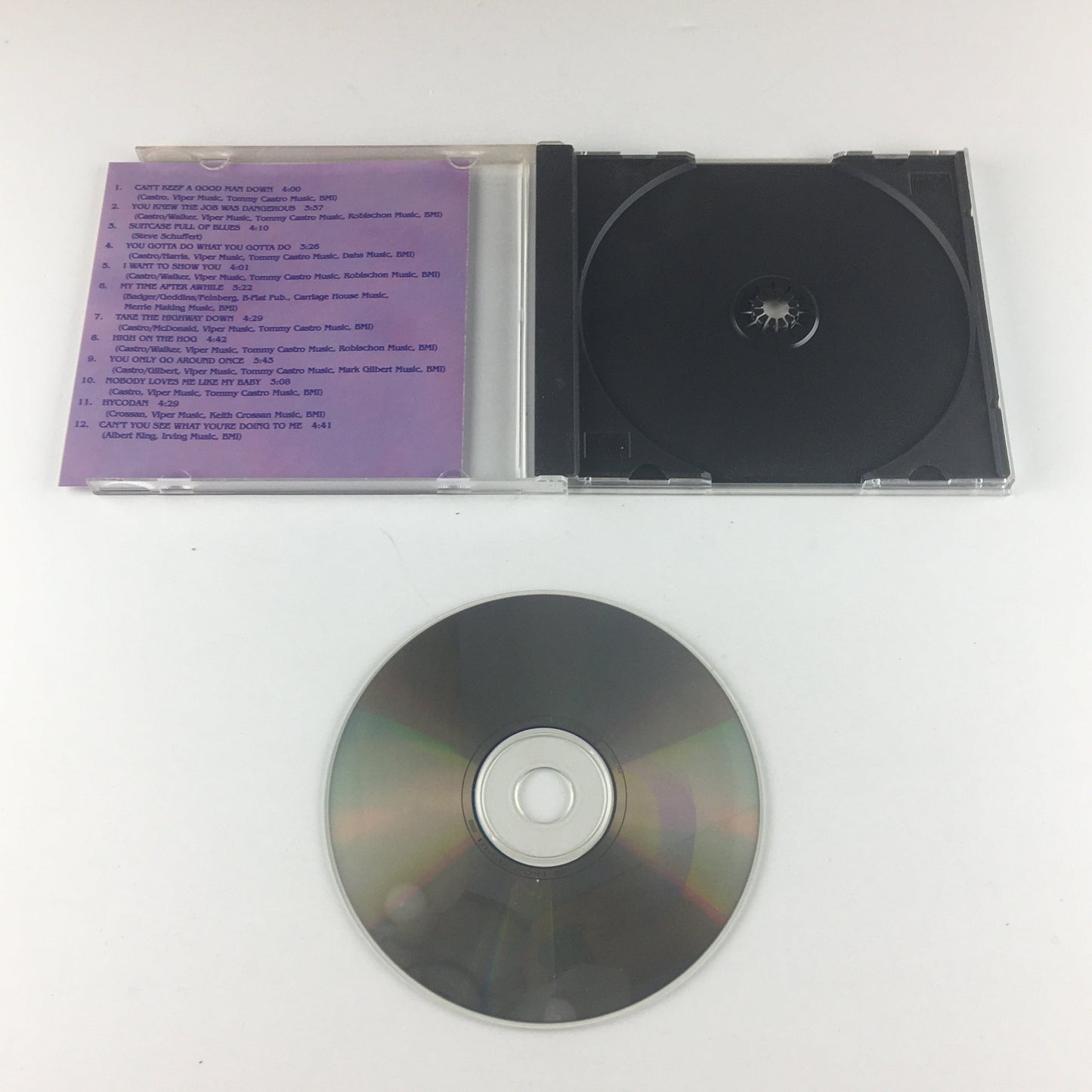 Tommy Castro Can't Keep A Good Man Down Used CD VG+\VG+ Silver