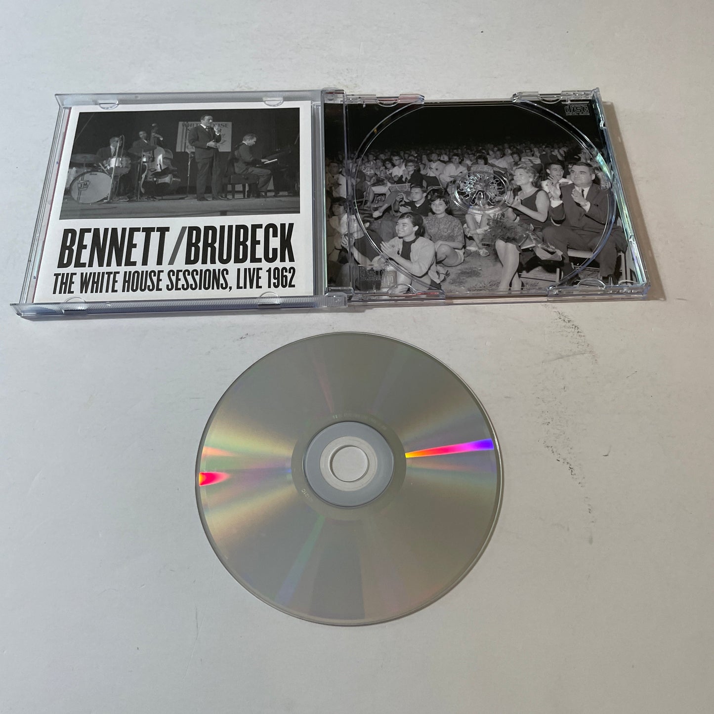 Tony Bennett, Dave Brubeck The White House Sessions, Live 1962 Used CD VG+\VG+ Silver
