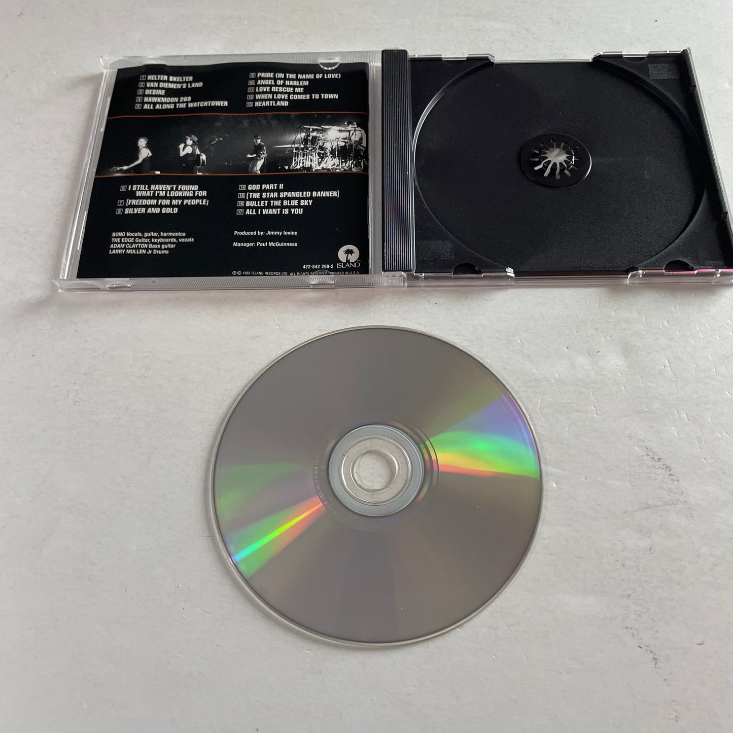 U2 Rattle And Hum \ Silver