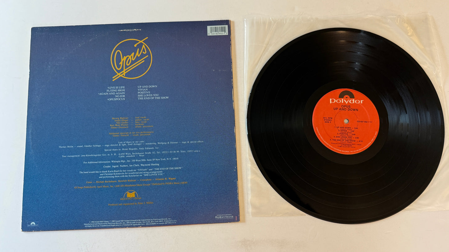 Opus Up And Down Used Vinyl LP VG+\VG