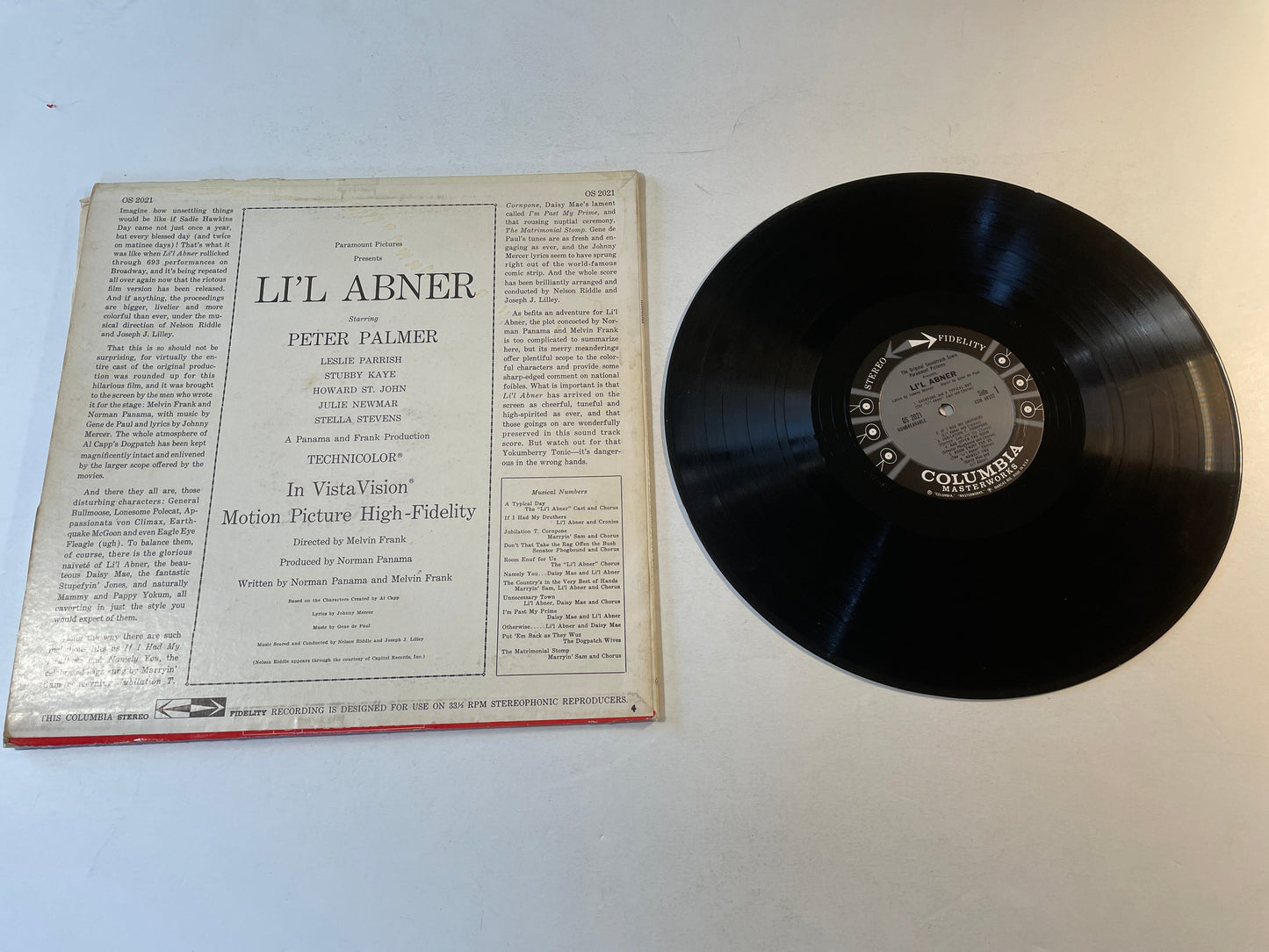 Various Li'l Abner The Original Sound-Track Score Used Vinyl LP VG+\VG Black