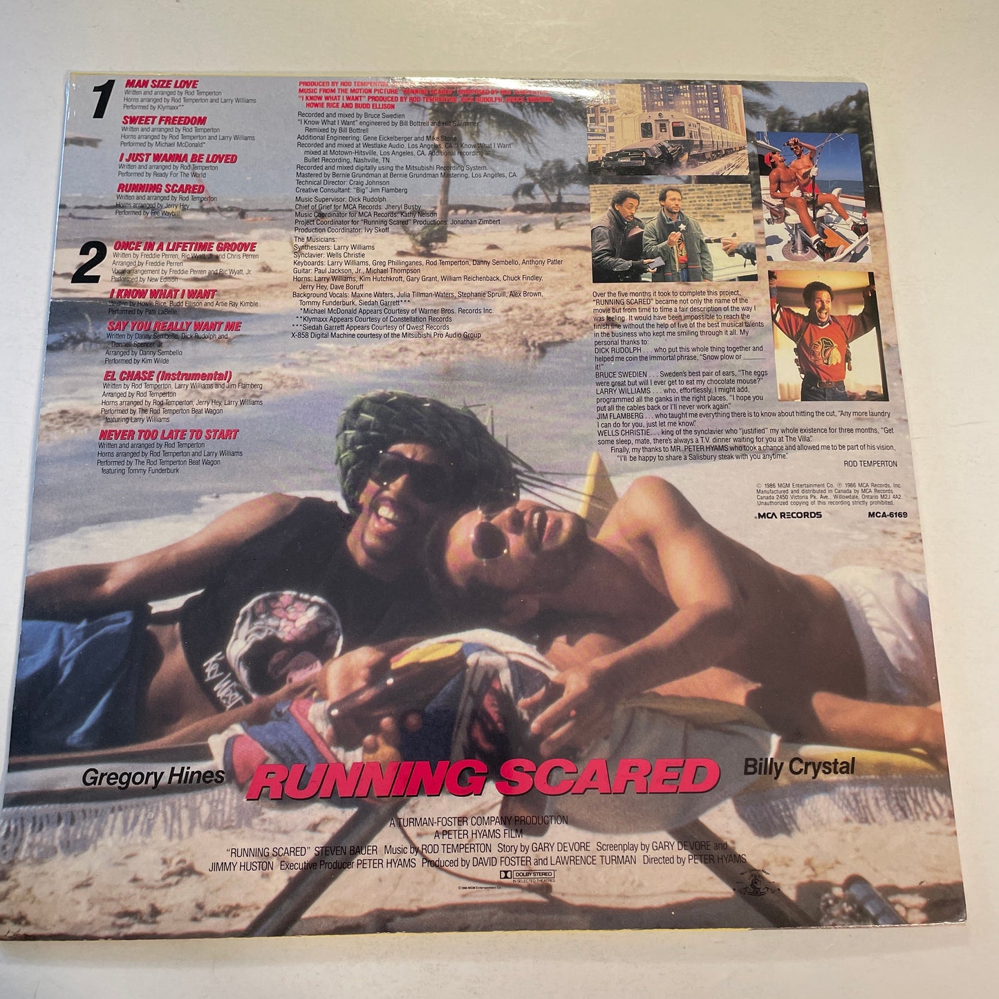 Various Running Scared New Vinyl LP M\VG+