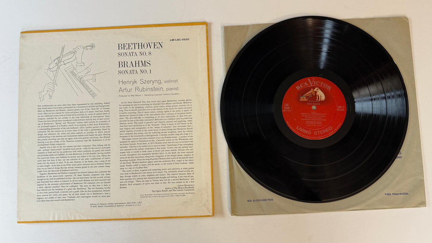 Ludwig Van Beethoven Violin Sonatas Used Vinyl LP VG+\VG+
