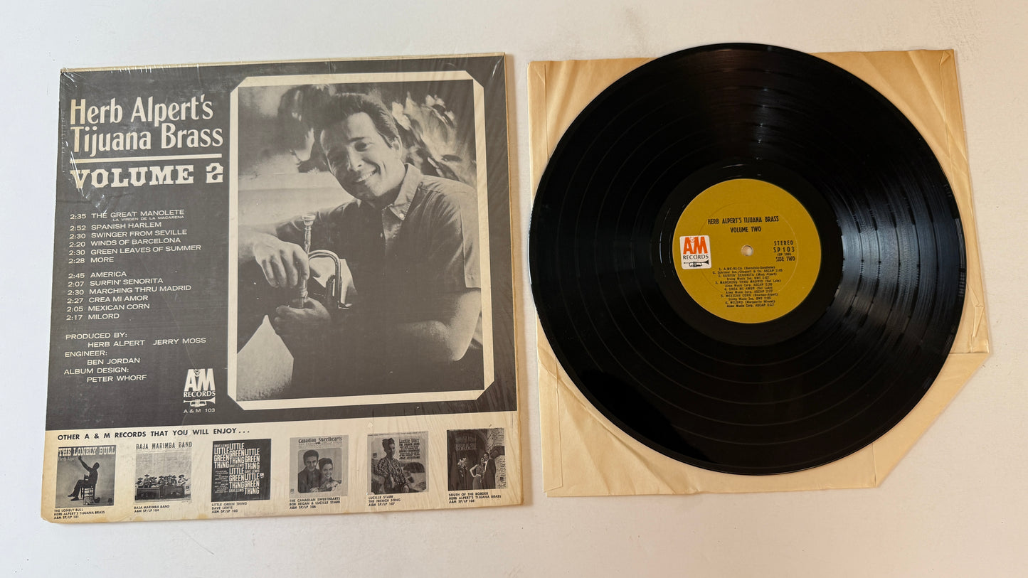 Herb Alpert & The Tijuana Brass Volume 2 Used Vinyl LP VG+\VG+