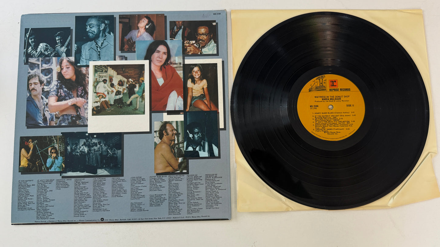 Maria Muldaur Waitress In A Donut Shop Used Vinyl LP VG+\VG+