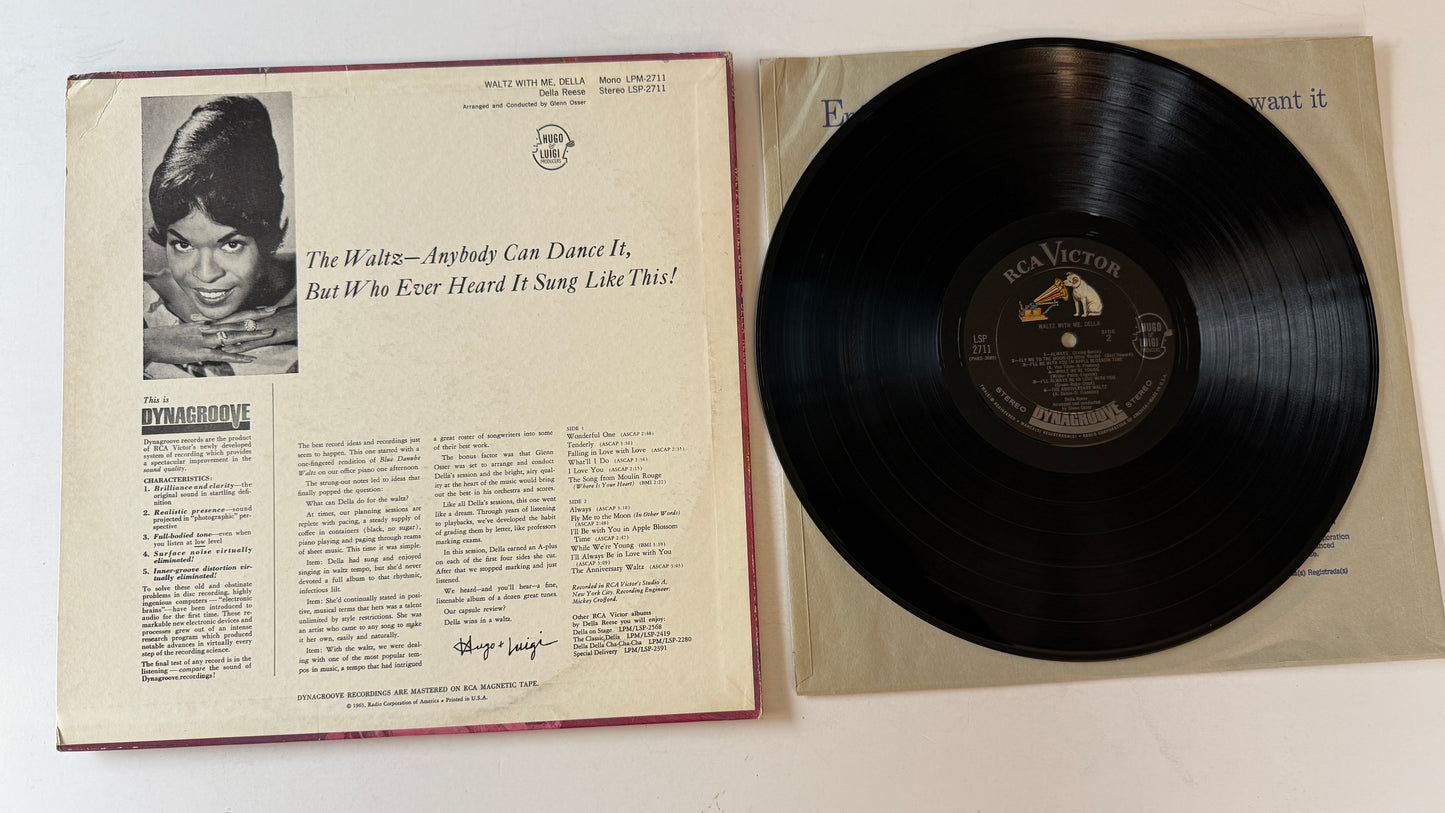 Della Reese Waltz With Me, Della Used Vinyl LP VG+\VG