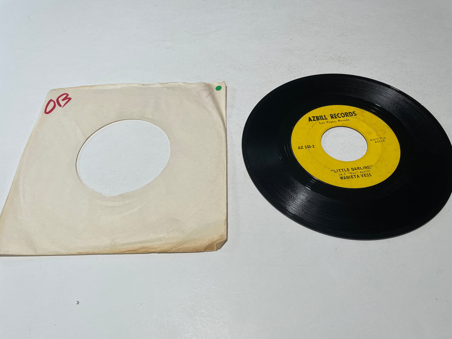 Wanieta Vess It's Heaven Used 45 RPM 7" Vinyl VG\VG Black