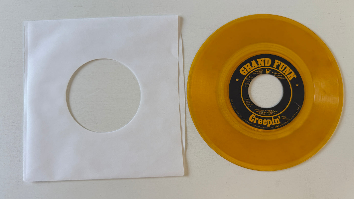 Grand Funk Railroad We're An American Band Used 45 RPM 7" Vinyl VG+\