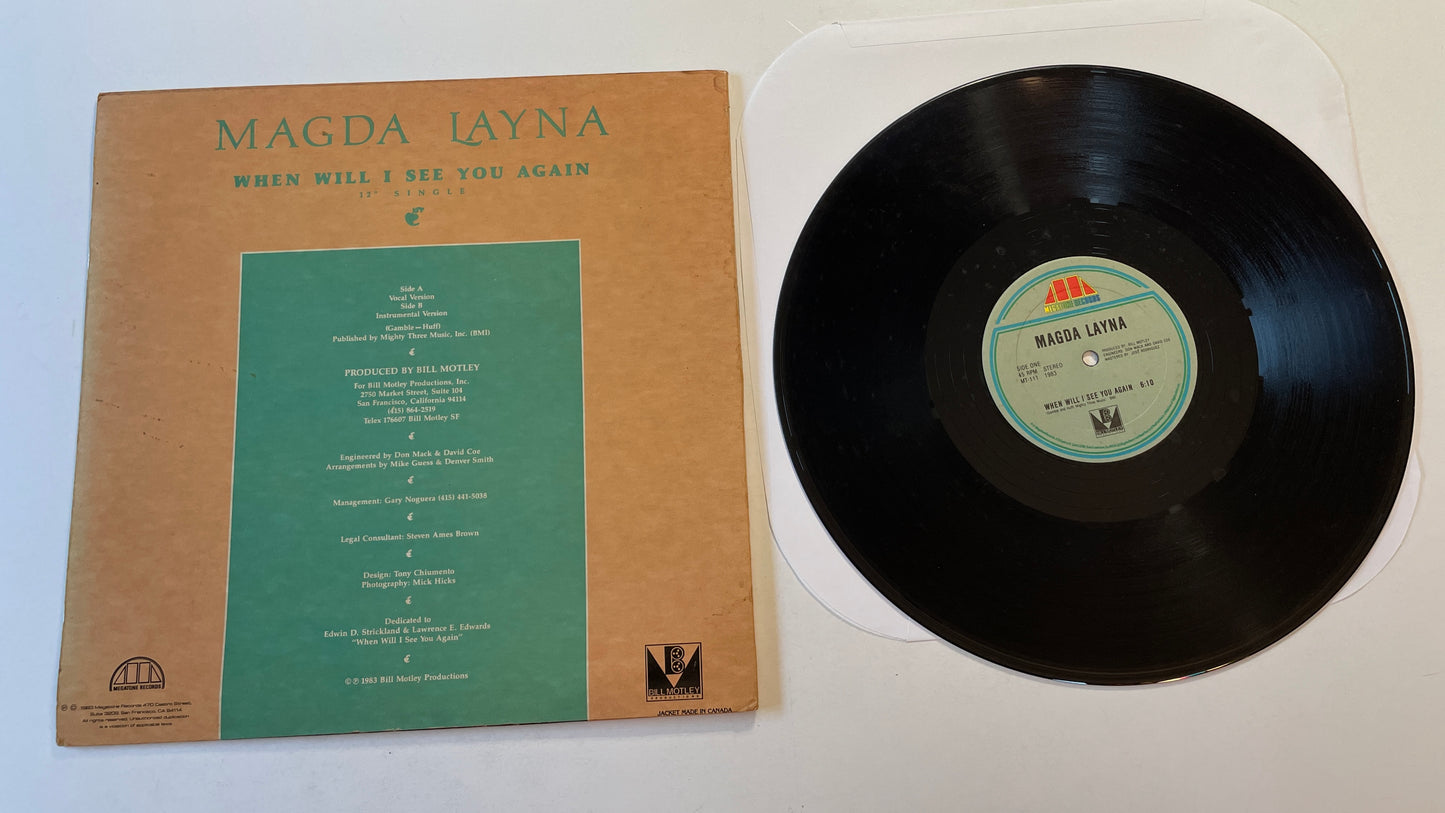 Magda Layna When Will I See You Again Used Vinyl LP VG+\VG