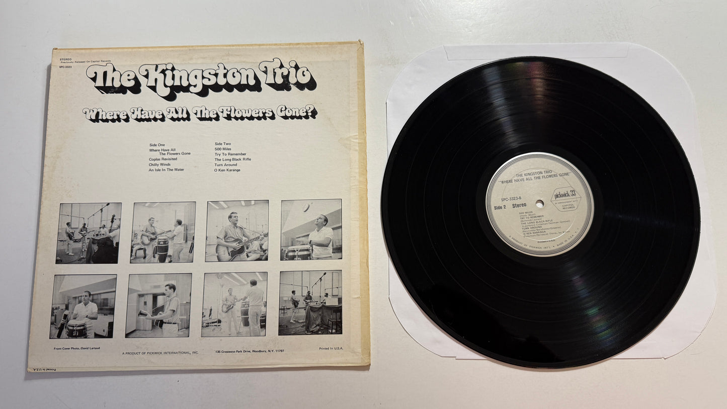 Kingston Trio Where Have All The Flowers Gone? Used Vinyl LP VG+\VG