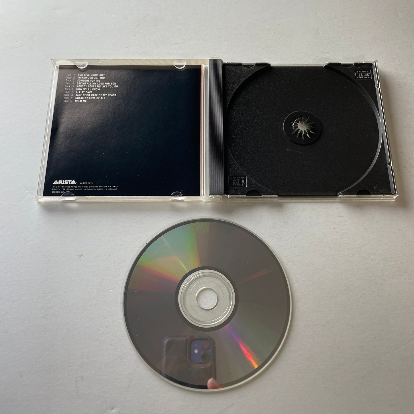 Whitney Houston Whitney Houston Used CD VG+\VG