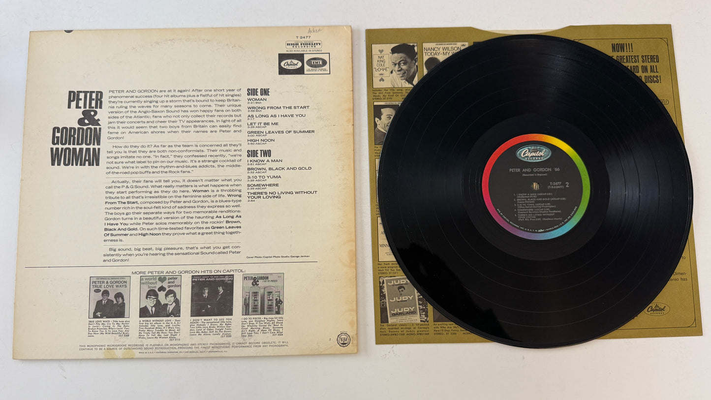 Peter & Gordon Woman Used Vinyl LP VG+\VG+