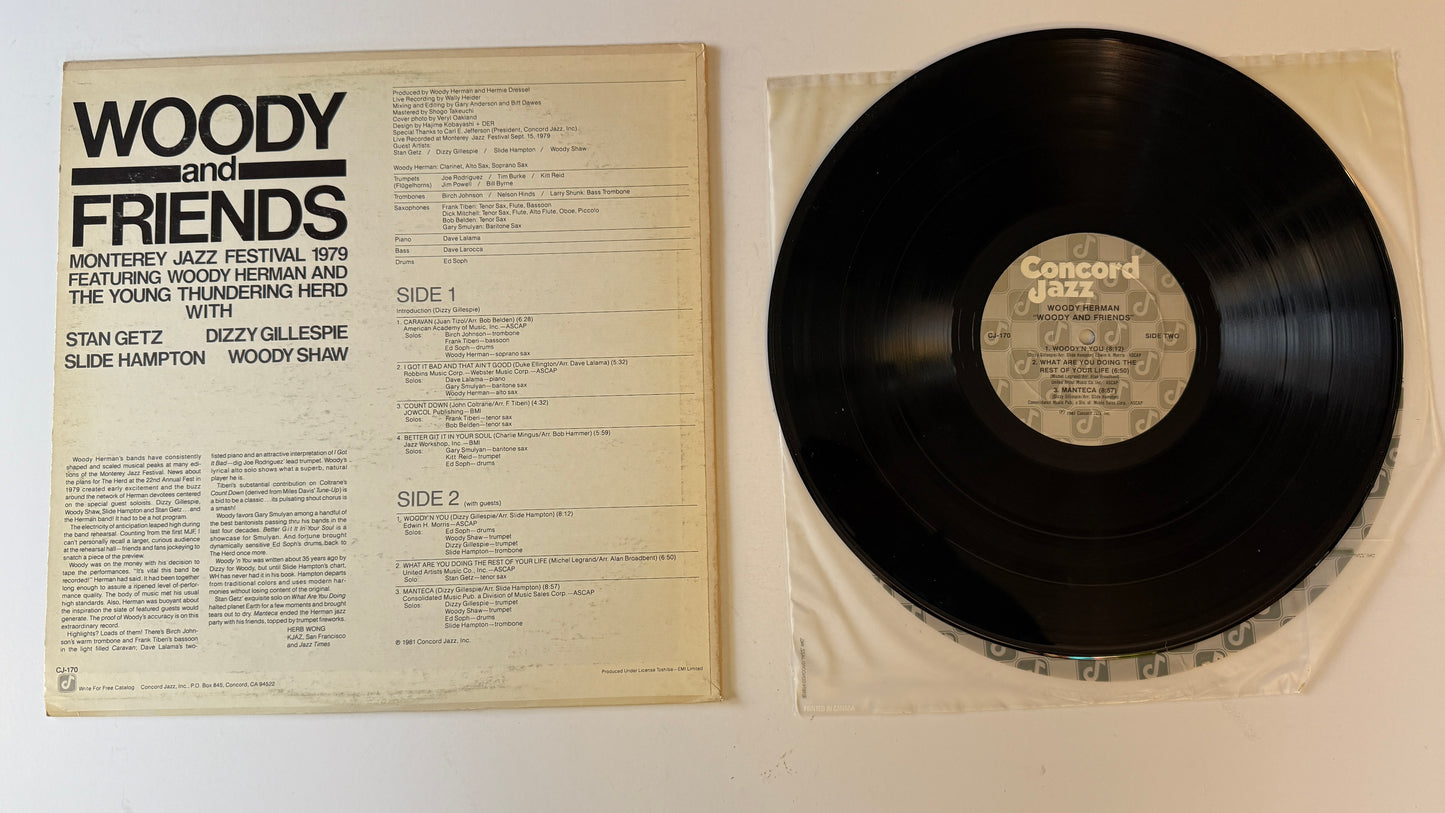 Woody Herman & The Young Thundering Herd Woody And Friends Used Vinyl LP VG\VG