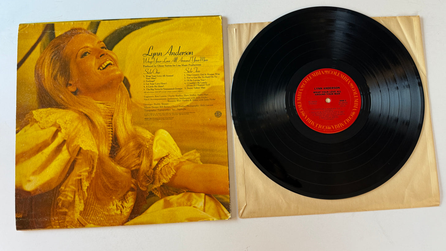 Lynn Anderson Wrap Your Love All Around Your Man Used Vinyl LP VG+\VG