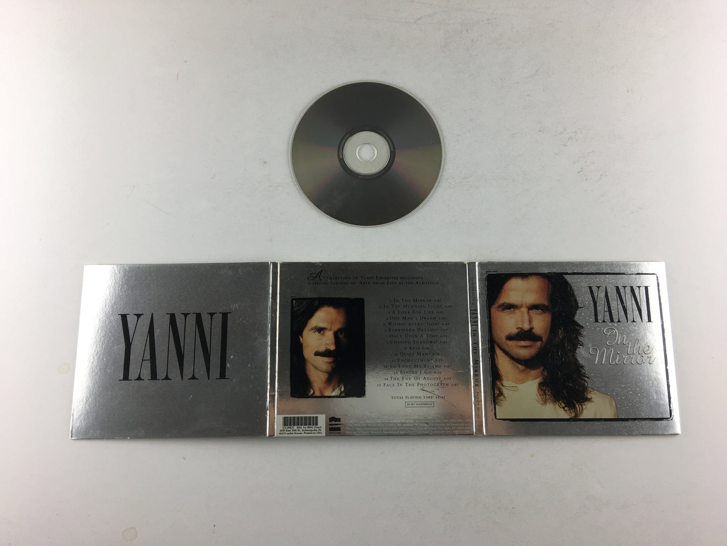 Yanni In The Mirror Used CD VG+\VG+ Silver