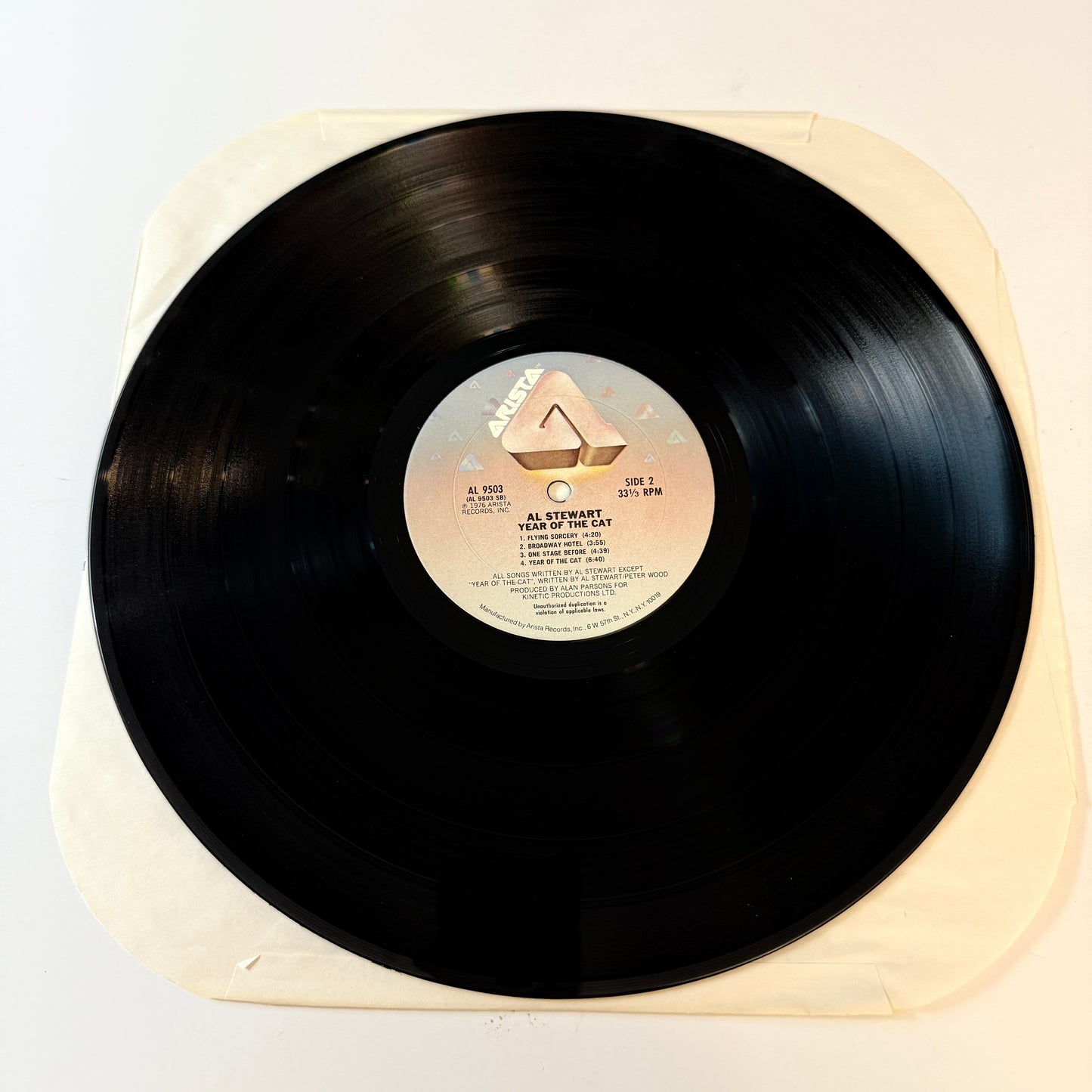 Al Stewart Year Of The Cat Used Vinyl LP VG+\VG