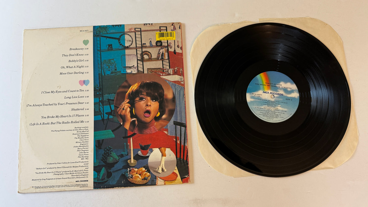 Tracey Ullman You Broke My Heart In 17 Places Used Vinyl LP VG+\VG