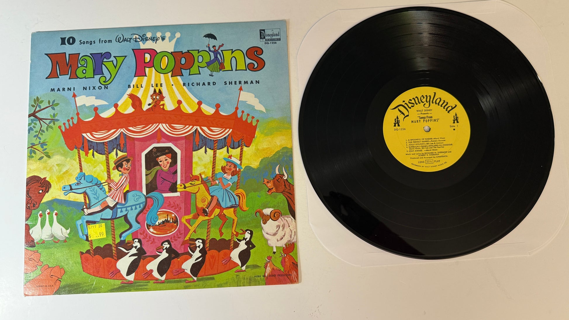Various 10 Songs From Mary Poppins Used Vinyl LP VG+\VG+