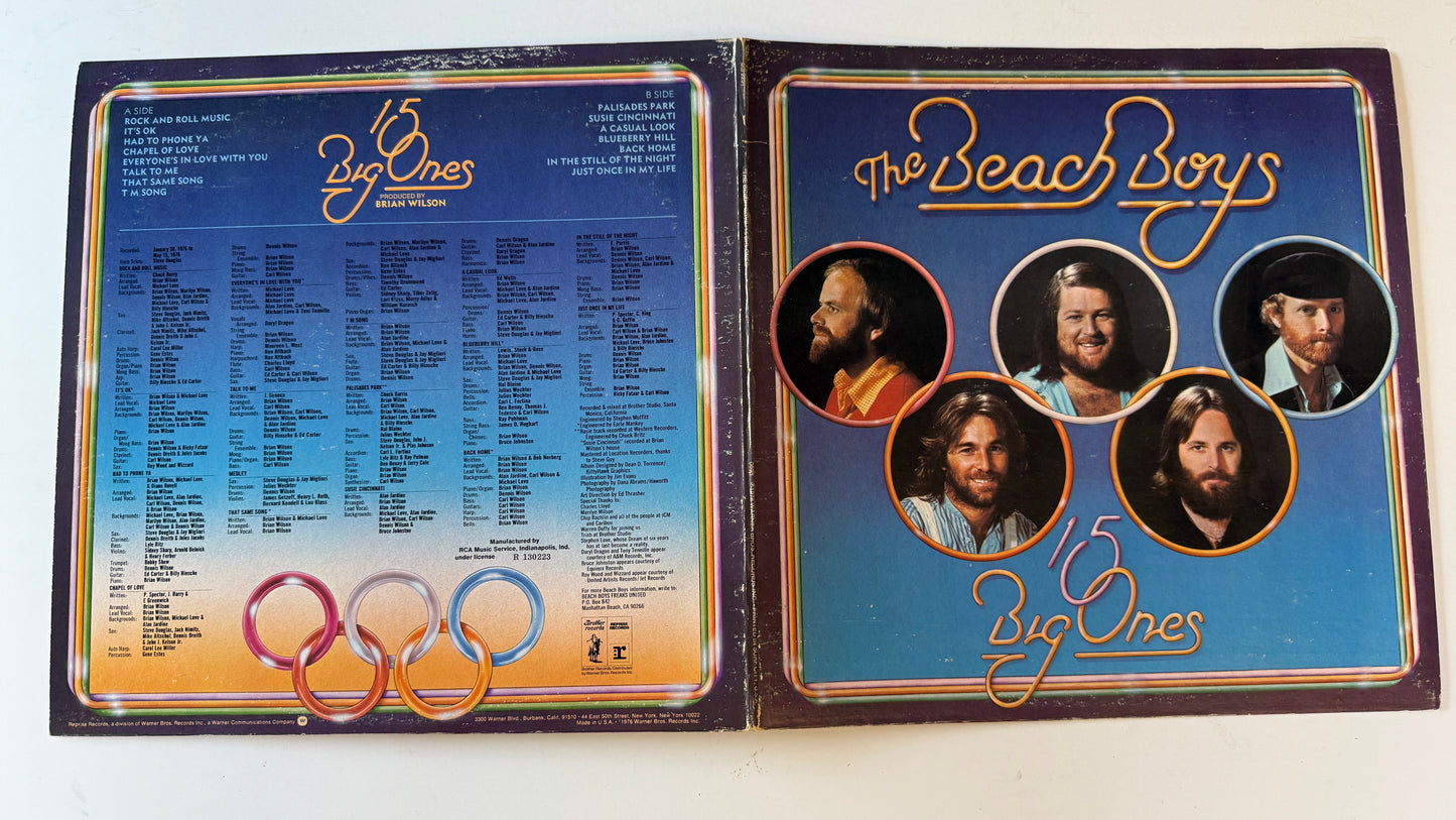 The Beach Boys 15 Big Ones Used Vinyl LP VG+\VG