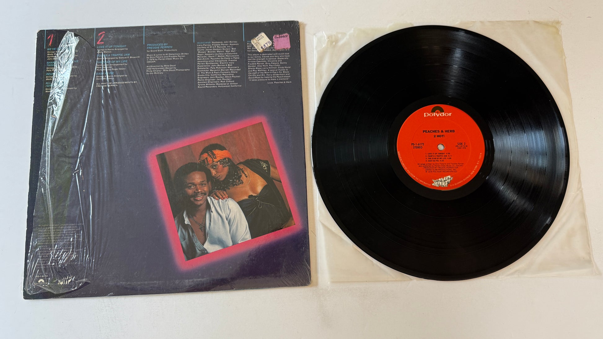 Peaches & Herb 2 Hot! Used Vinyl LP VG+\VG+