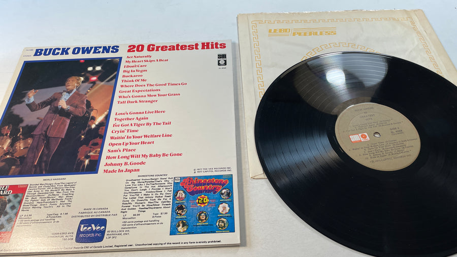 Buck Owens 20 Greatest Hits Used Vinyl LP VG+\VG+