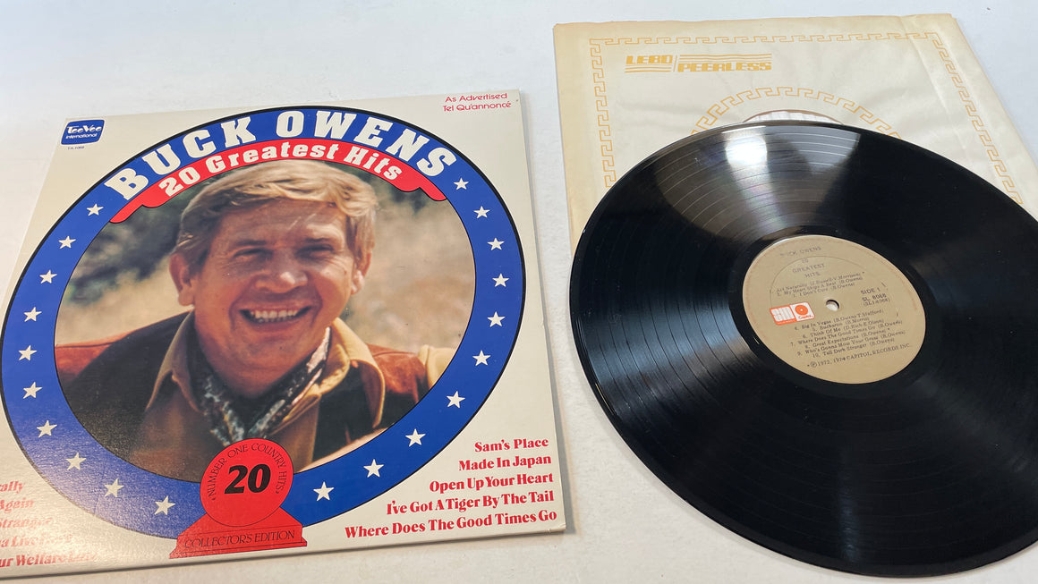 Buck Owens 20 Greatest Hits Used Vinyl LP VG+\VG+