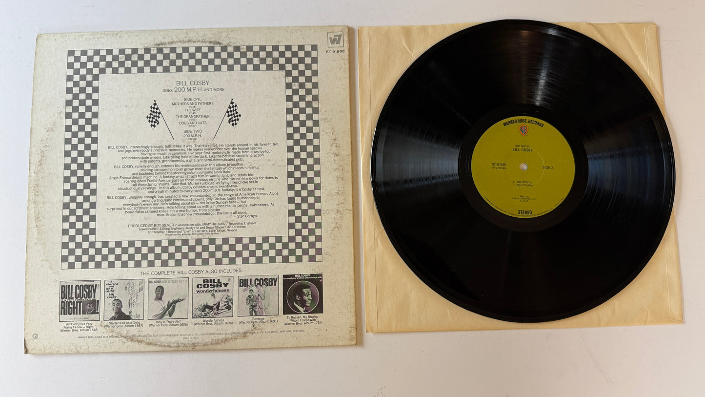 Bill Cosby 200 M.P.H. Used Vinyl LP VG+\VG