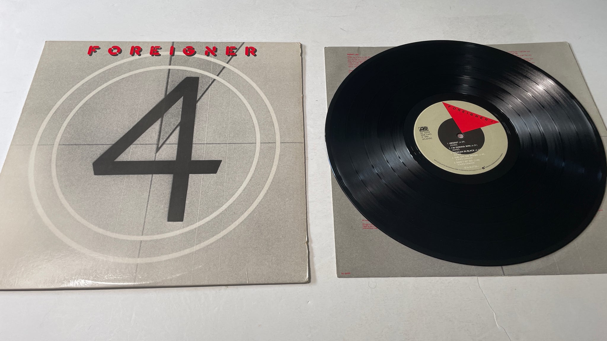 Foreigner 4 Used Vinyl LP VG+\VG+