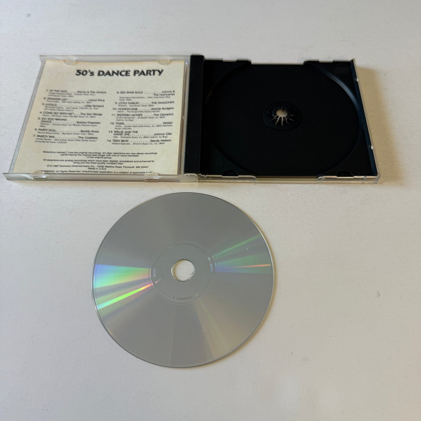 Various 50's Dance Party Used CD VG+\VG+