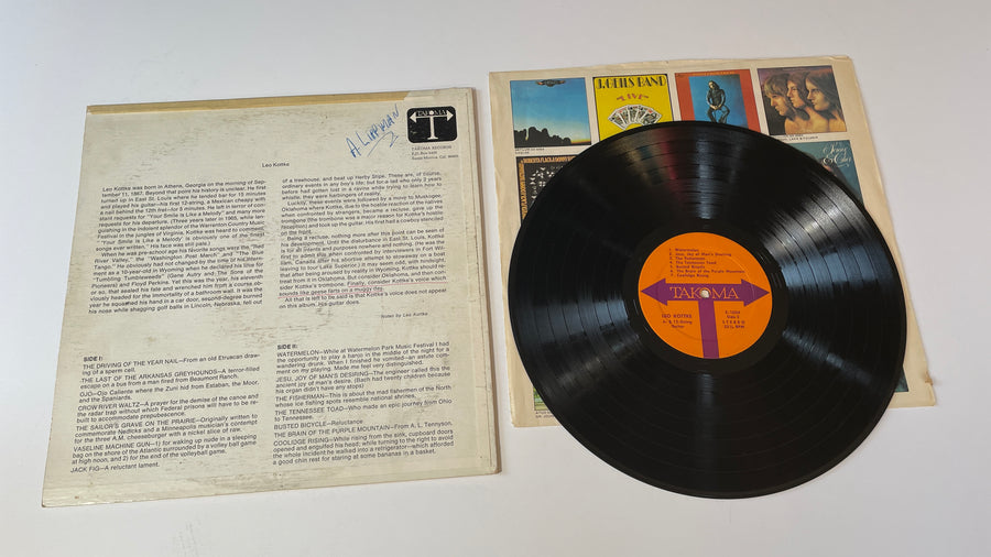 Leo Kottke 6- And 12-String Guitar Used Vinyl LP VG+\G+