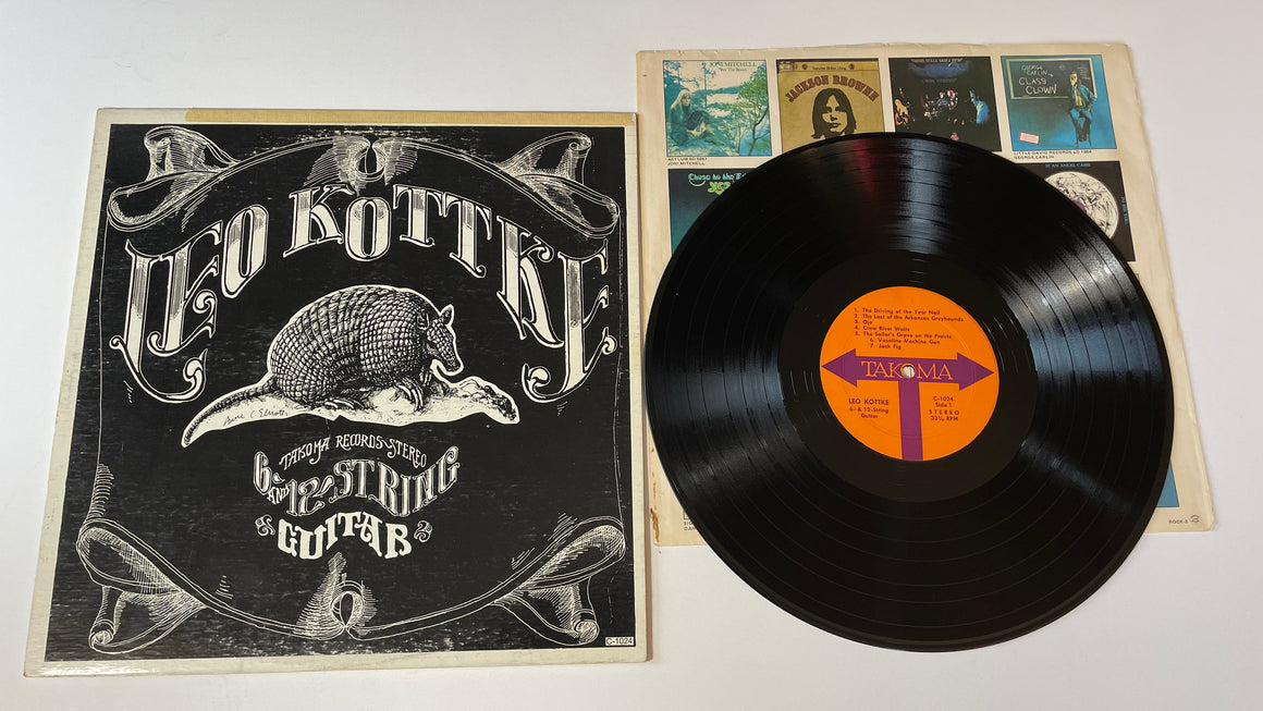 Leo Kottke 6- And 12-String Guitar Used Vinyl LP VG+\G+