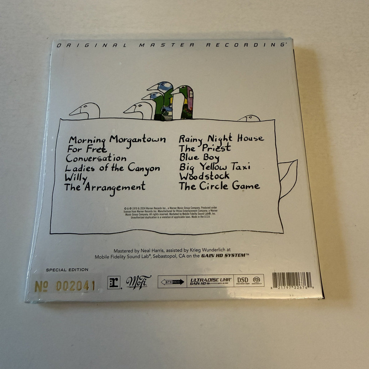 Joni Mitchell Ladies Of The Canyon New Digipak Hybrid SACD M\M