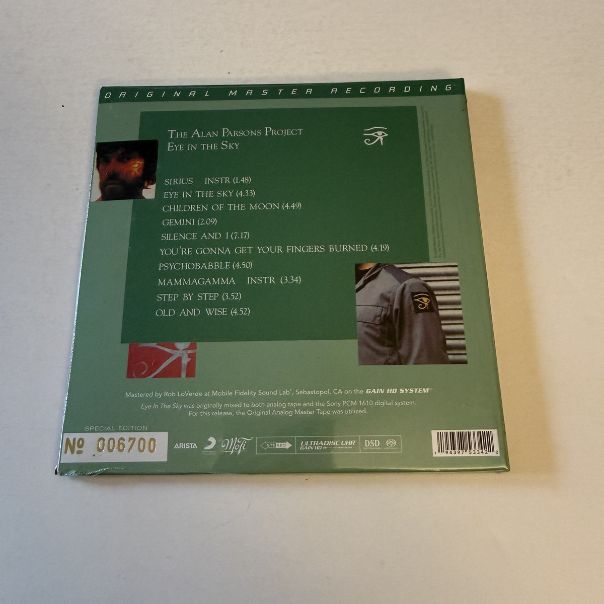 The Alan Parsons Project Eye In The Sky New Digipak Hybrid SACD M\M