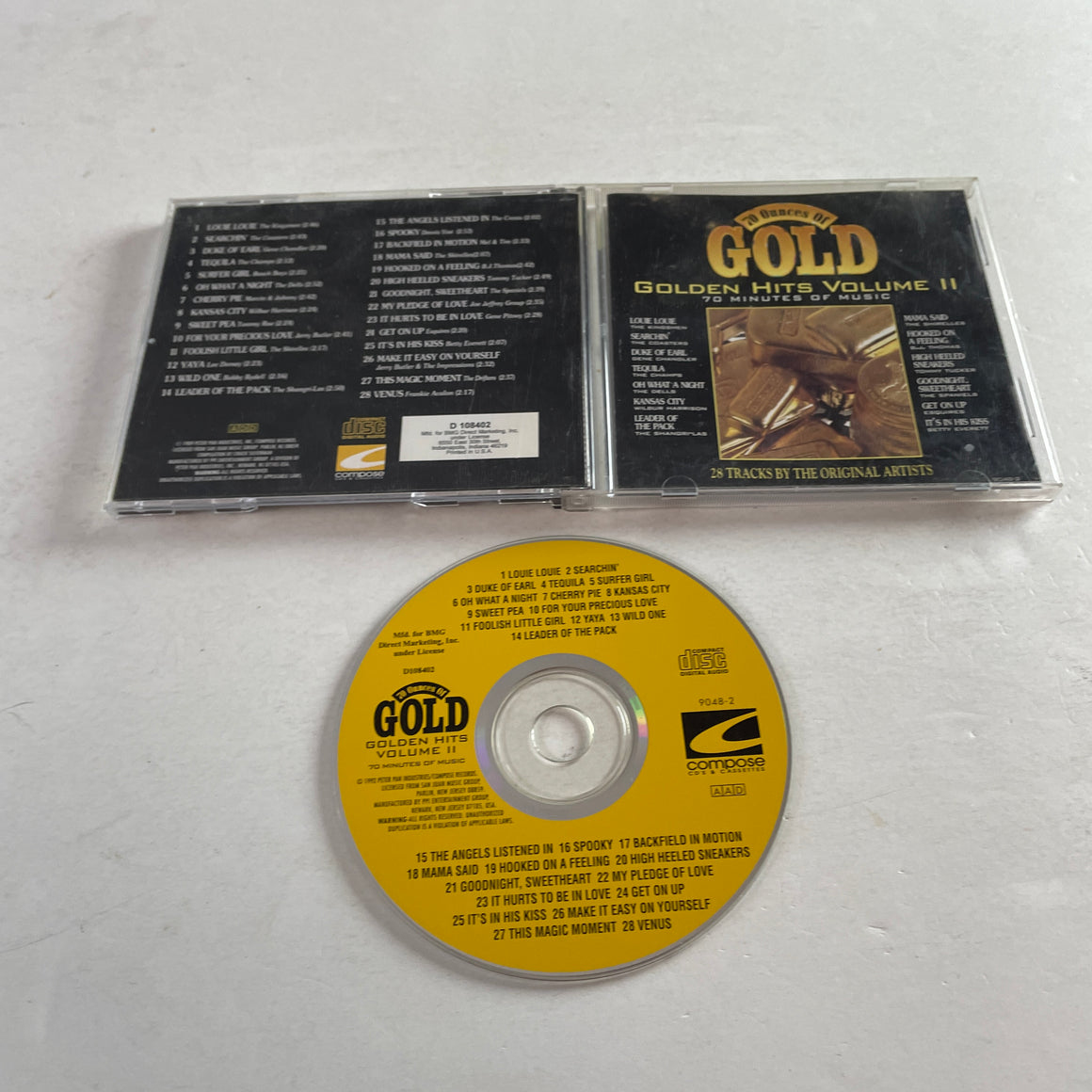 Various – 70 Ounces Of Golden Hits Volume II Used CD VG+ Compose – 9048-2