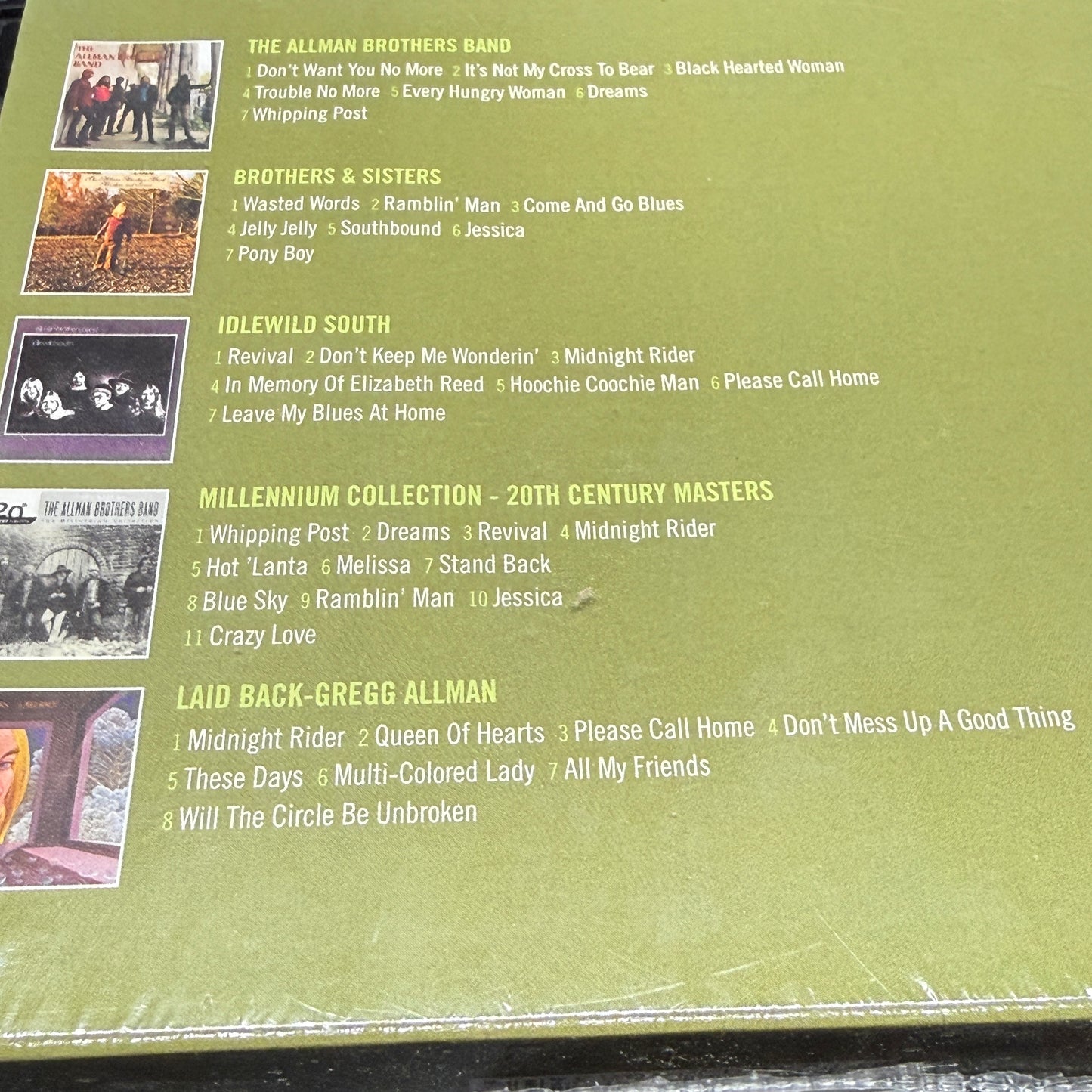 The Allman Brothers Band - 5 Classic Albums New Sealed CD Box Set M\M