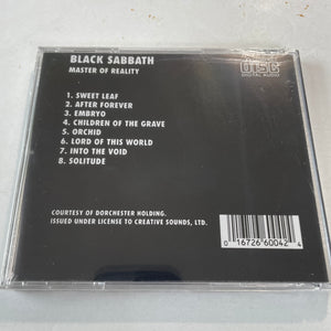 Black Sabbath – Master Of Reality New Sealed CD Creative Sounds – 6004-2